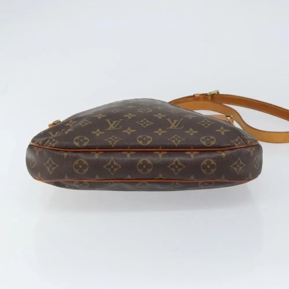 Louis Vuitton Monogram Odeon MM Shoulder Bag Brown